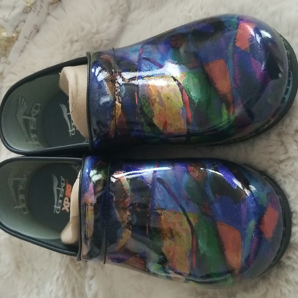 Dansko XP Multi-Colored Clogs